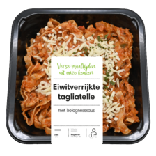 Eiwitrijke tagliatelle bolognese